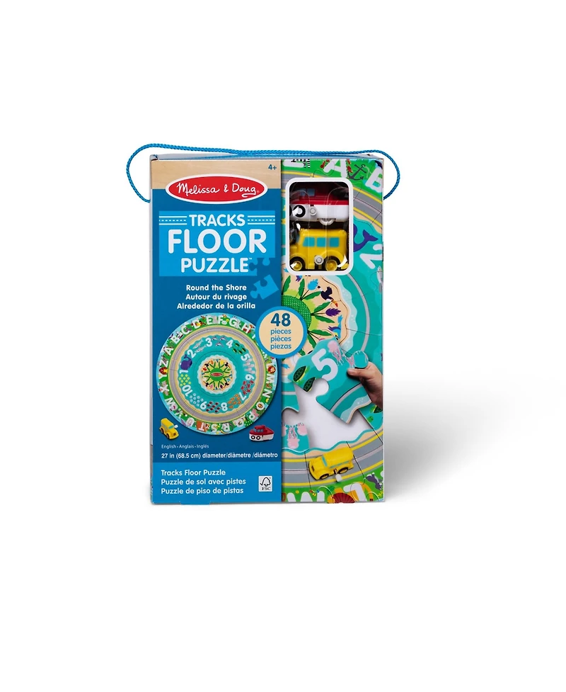 Melissa and Doug Round the Shore Floor Puzzle Play Set