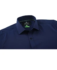 Tom Baine Men Slim Fit Four Way Stretch Solid Dress Shirt