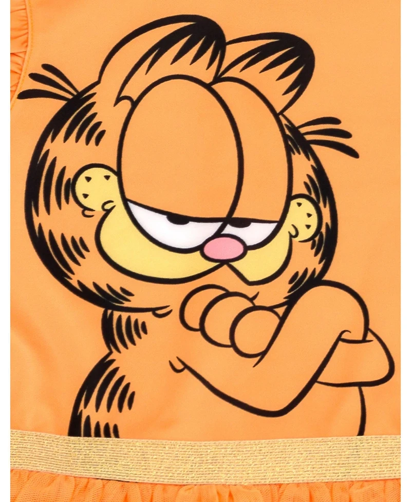 Garfield Little Girls Cosplay Tulle Tutu Dress to