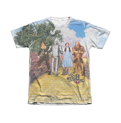 Wizard Of Oz Mens On The Road Adult Poly/Cotton Short Sleeve Tee / T-Shirt