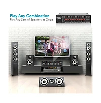 Pyle 12-Channel Audio Karaoke Bluetooth Amplifier