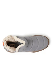 Dearfoams Men's Bryant Nylon Puffer Indoor/Outdoor Slipper Boot
