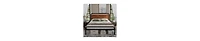 gaomon Bed Frame, King Size Platform Bed Frame with Wood Headboard, Heavy Duty Metal Slat Support, Easy Installation, Noise Free Design Mattress Found