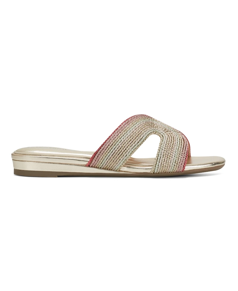 Easy Spirit Women's Calera Flat Slip-On Sandals