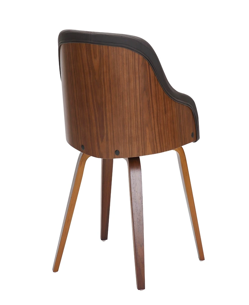 Lumisource 31" Wood Bacci Mid-Century Modern Dining Accent Chair