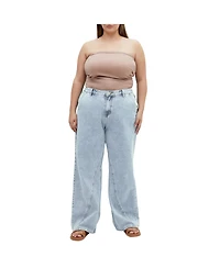 City Chic Plus Harley Kyla Wide Leg Jean