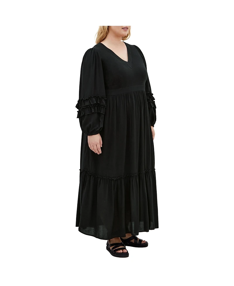 Plus Malia Plain Maxi Dress