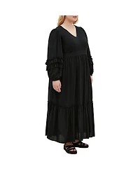 Plus Malia Plain Maxi Dress