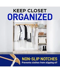 Lifemaster Wooden Hanger Set
