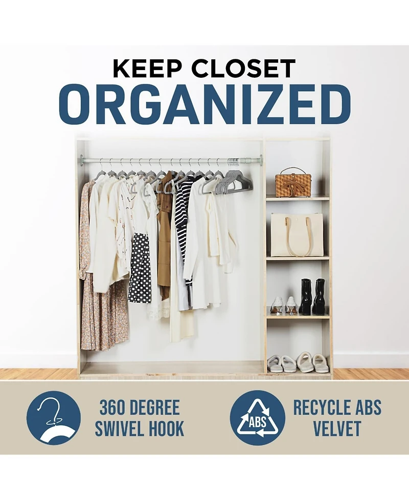 Lifemaster Velvet Non-Slip Hangers