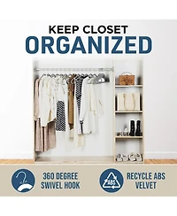 Lifemaster Velvet Non-Slip Hangers