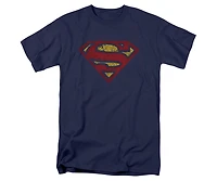 Superman Mens Crackle S Short Sleeve Adult Tee / T-Shirt