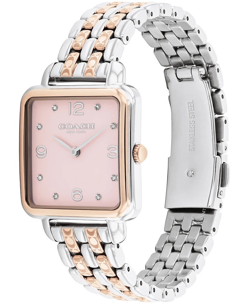 Coach Women's Cass Two-Tone Stainless Steel Bracelet Watch, 28mm