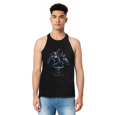 Batman V Superman Men's Team Up Adult Tank Top