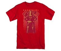 Supergirl Mens Ready Set Short Sleeve Adult Tee / T-Shirt