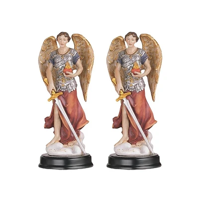 Fc Design "2-pc Set" 5"H Archangel Jehudiel Statue Saint Jegudiel The Angel of Work Holy Figurine Statue Ornament Home Room Office Decor and Perfect I