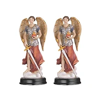 Fc Design "2-pc Set" 5"H Archangel Jehudiel Statue Saint Jegudiel The Angel of Work Holy Figurine Statue Ornament Home Room Office Decor and Perfect I