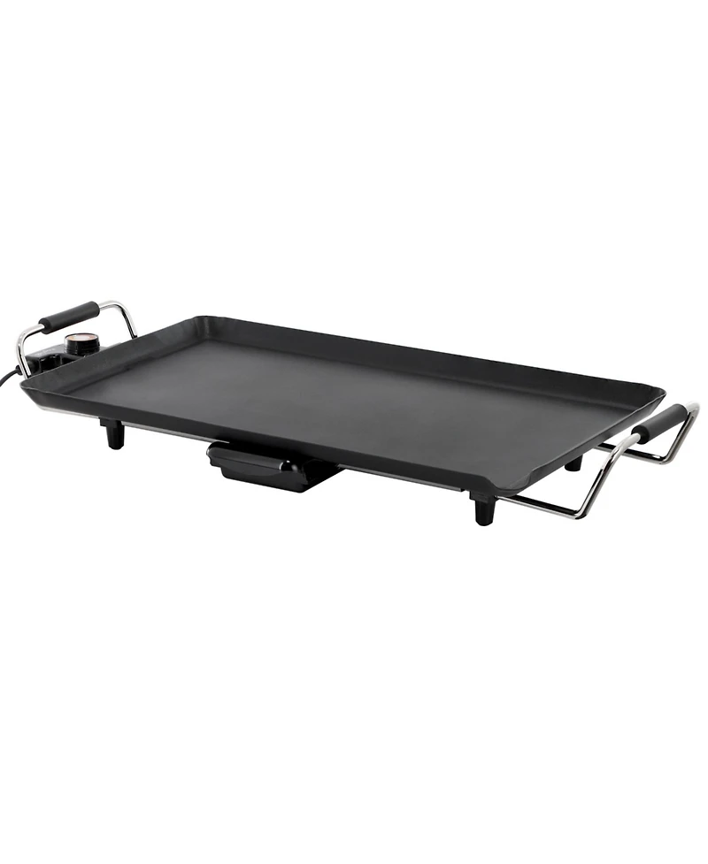 MegaChef 21 Inch Electric Grill with Drip Tray and Non-Stick Coating