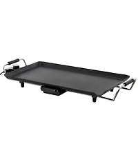 MegaChef 21 Inch Electric Grill with Drip Tray and Non-Stick Coating