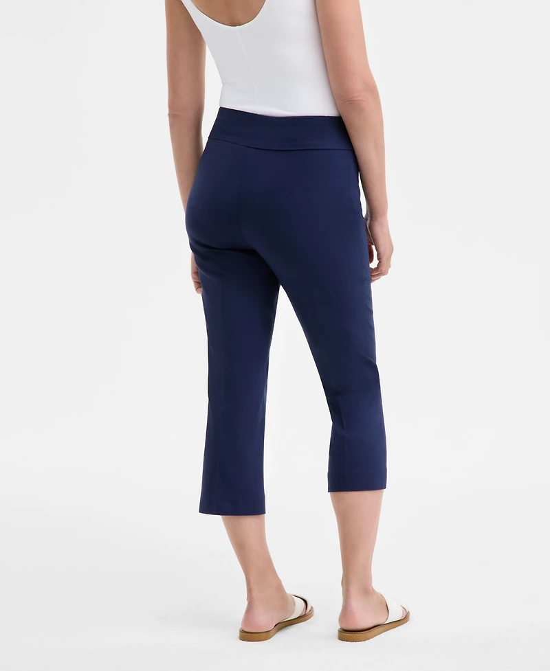 Jm Collection Women's Pull-On Capri Tummy-Control Pants, Exclusively at Macy's