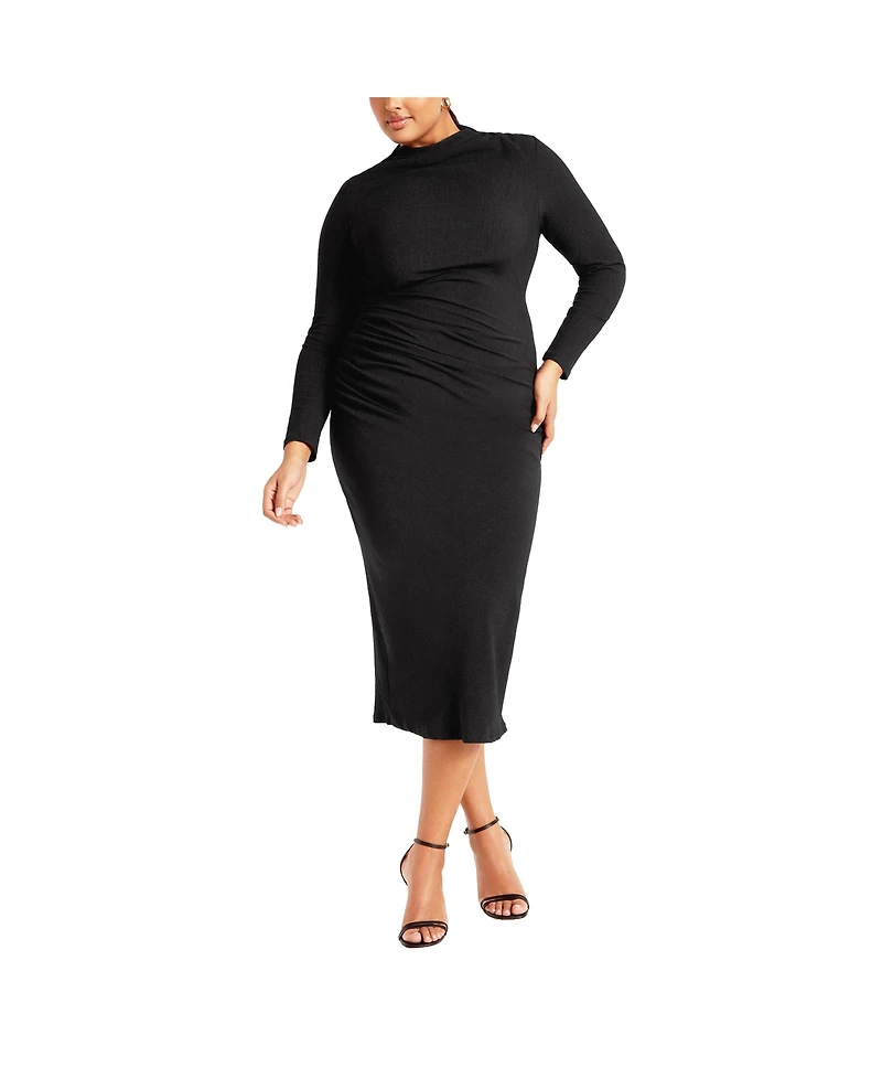 City Chic Plus Jojo Fitted Dress