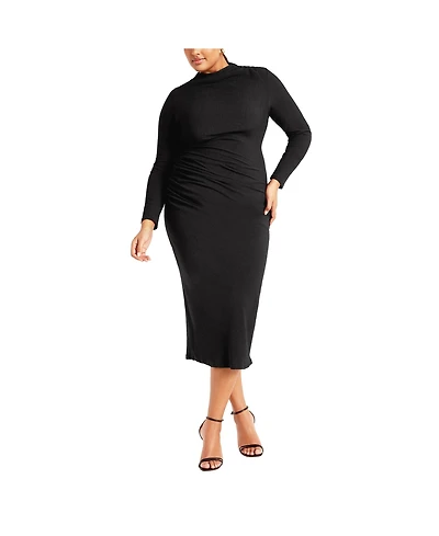 City Chic Plus Jojo Fitted Dress
