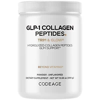 Codeage Glp-1 Collagen Powder Supplement - Nextida Gc Collagen Peptides - Glp 1 Support - Hydrolyzed Collagen, Grass-Fed, Type I & Iii, Unflavored