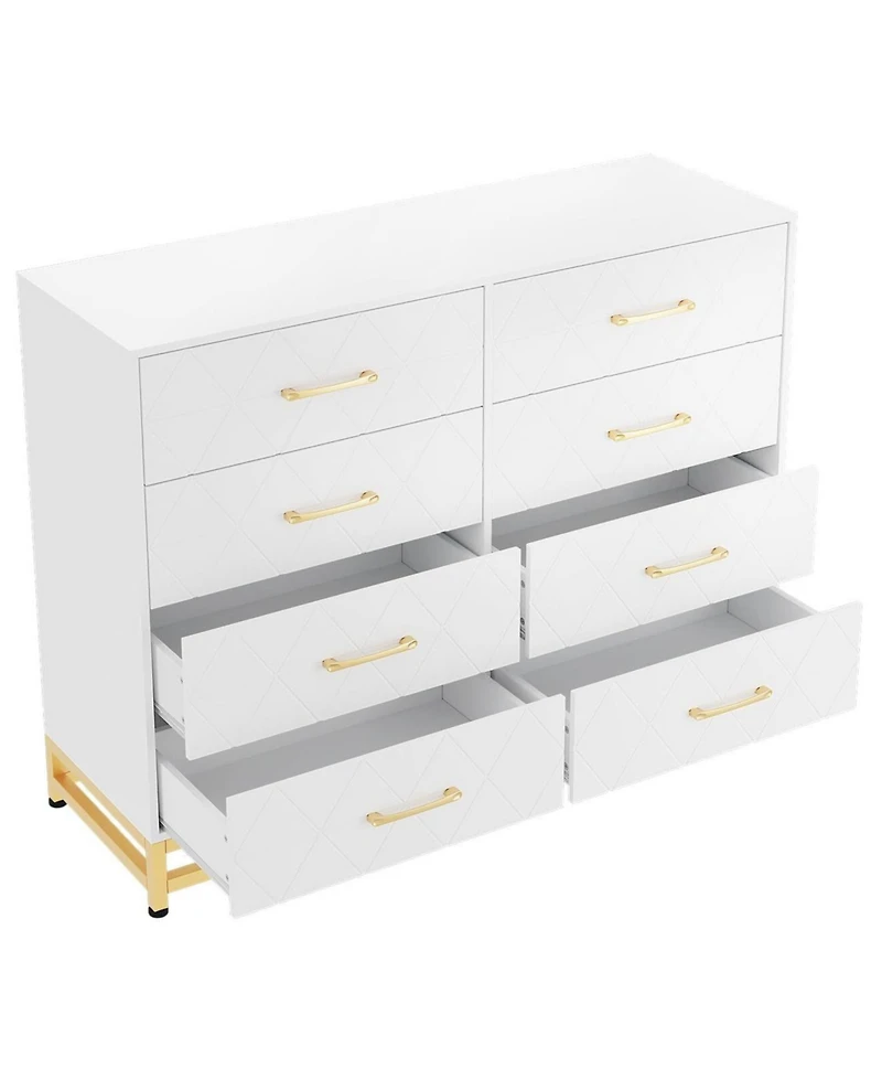 gaomon 8 Drawer Dresser for Bedroom with Deep Drawers