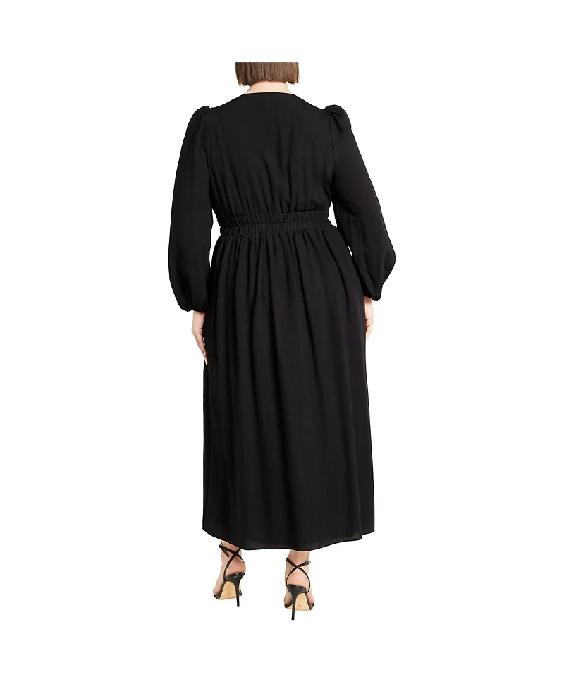 City Chic Plus Keyla Maxi Dress