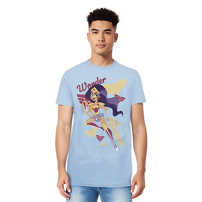 Dc Wonder Woman Men's Superhero Girls Comics Short Sleeve Adult Tee / T-Shirt