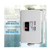 Pyle 3.5” 2-Way Indoor/Outdoor Speaker System - Waterproof Design with 1/2” High Compliance Polymer Tweeter