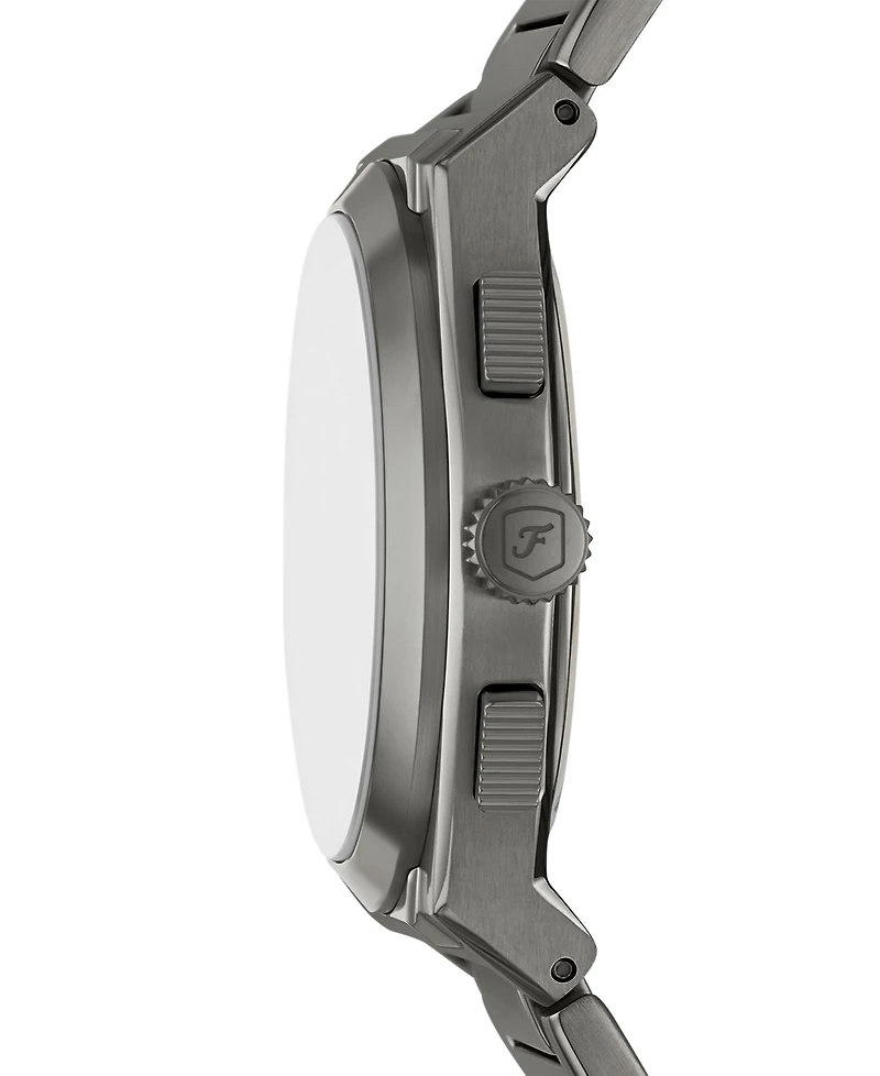 Fossil Men's Everett Chronograph Smoke Stainless Steel Watch, 44mm