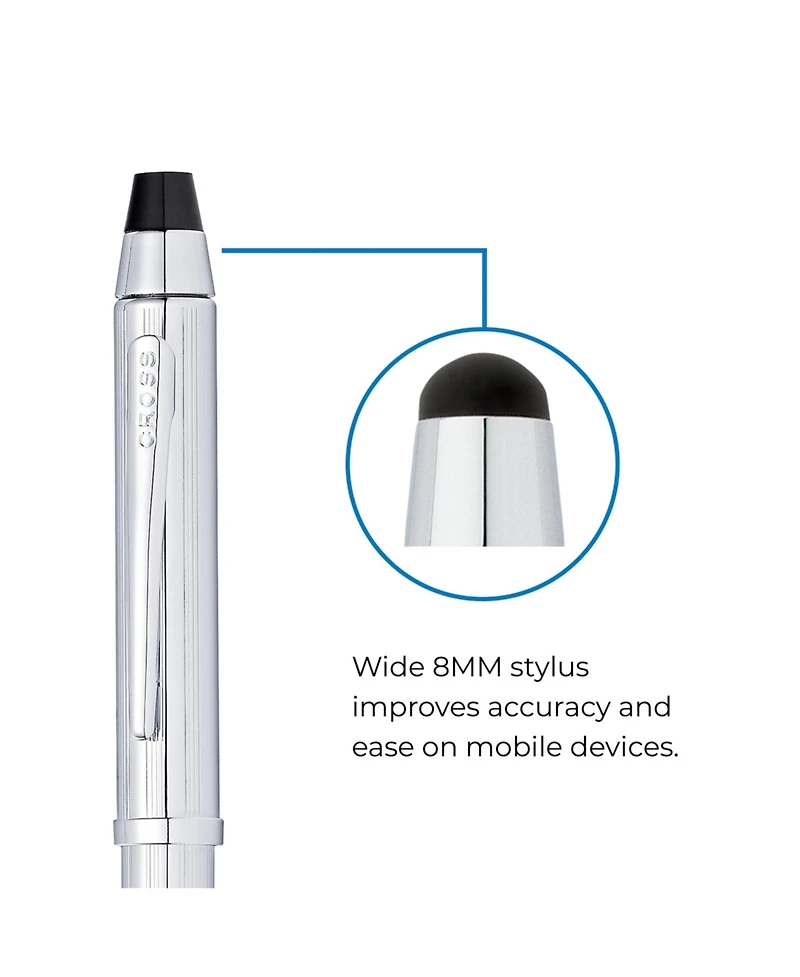 A. T. Cross A.t. Tech3+ Multi Function Pen + Pencil with Optional Stylus