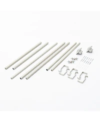 Kenney Mission 3/4 Inch Decorative Bay Window Curtain Rod - Stylish and Adjustable