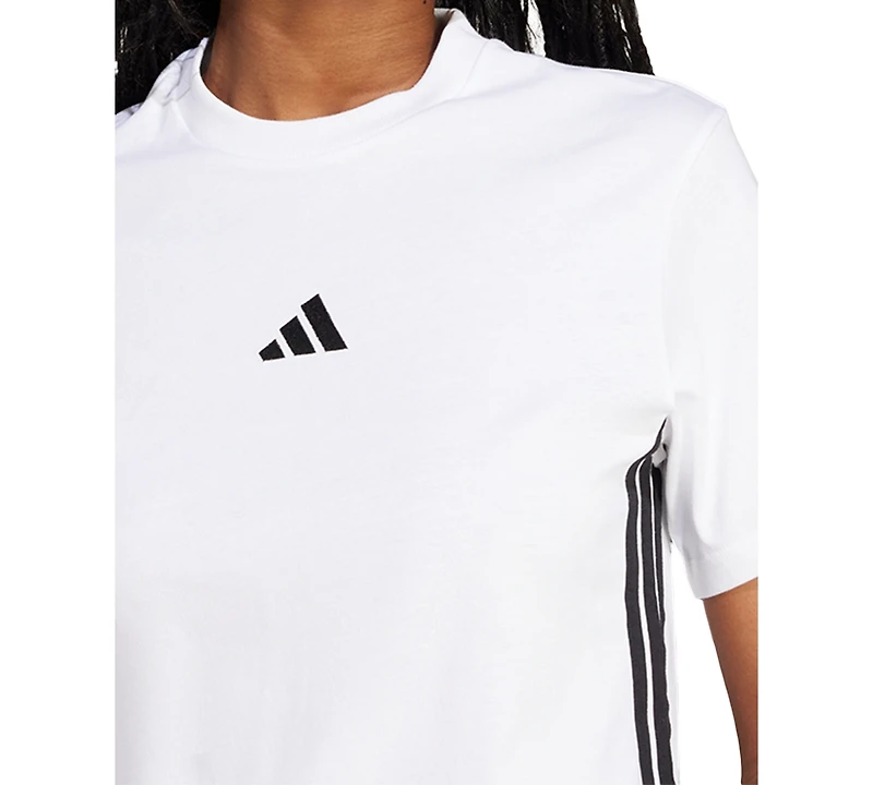 adidas Women's Essentials 3-Stripes Cotton T-Shirt