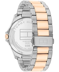 Tommy Hilfiger Men's Quartz Two-Tone Stainless-Steel Bracelet Watch