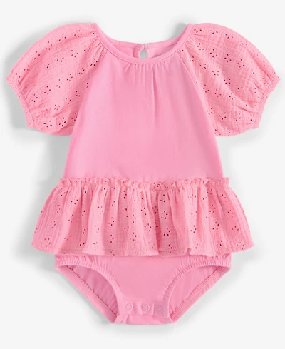 First Impressions Baby Girls Eyelet-Detail Sunsuit, Exclusively at Macy's