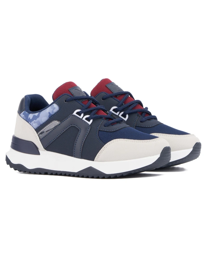 Xray Big Boys Clay Low Top Lace Up Casual Sneaker