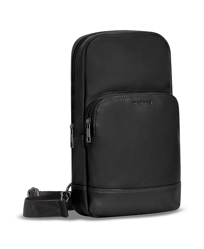 Onyx Leather Sling Bag