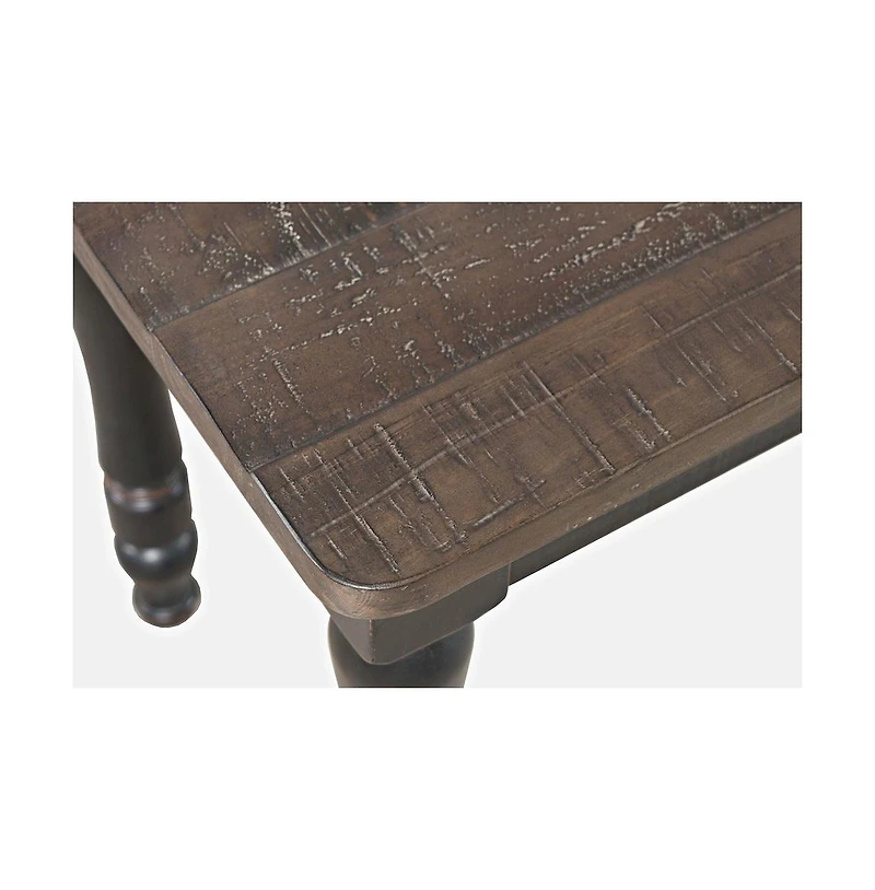 Jofran Madison County Rustic Reclaimed Solid Wood Farmhouse 54" Dining Bench