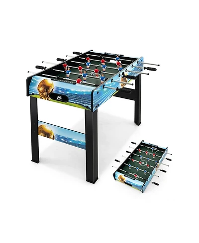 Kuyotq 37 Inch Mini Foosball Table with Score Keeper and Removable Legs