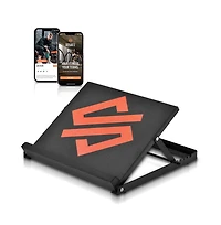 Squatz Professional Steel Calf Stretcher with Adjustable Incline for Safe Workouts