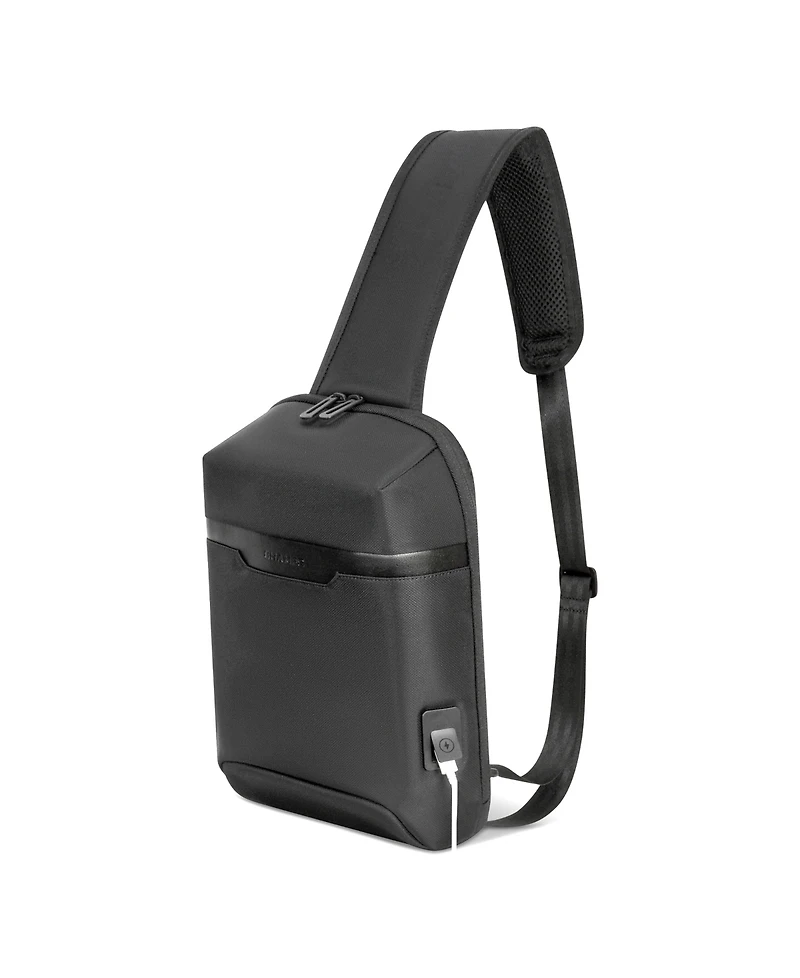Champs Onyx Collection Leather Sling Bag