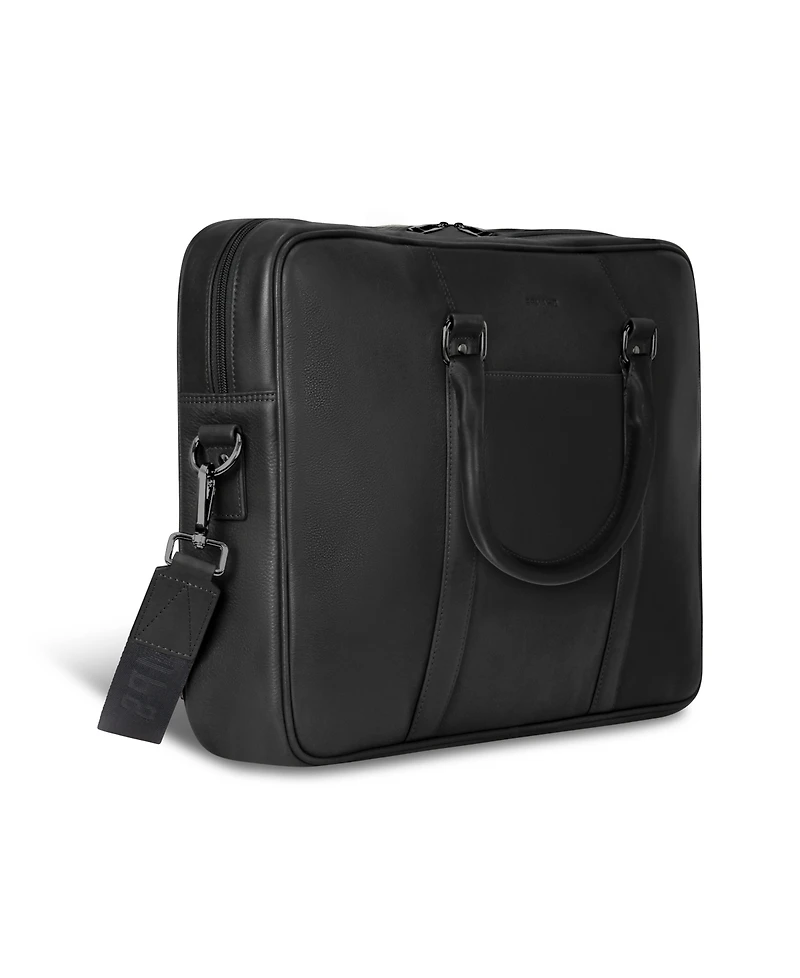Champs Onyx Collection Leather Slim Briefcase