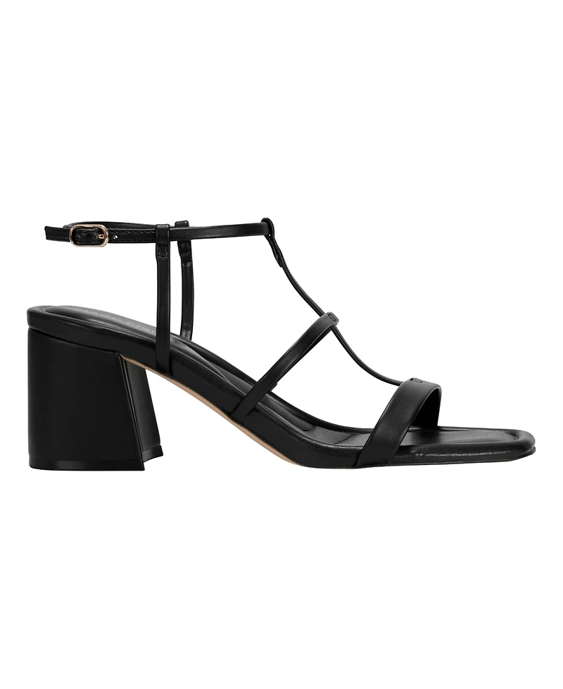 Marc Fisher Women's Gellyn Caged Block Heel Sandals