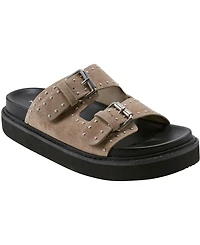 Marc Fisher Ltd Women's Agusta Double Buckle Flatform Sandals
