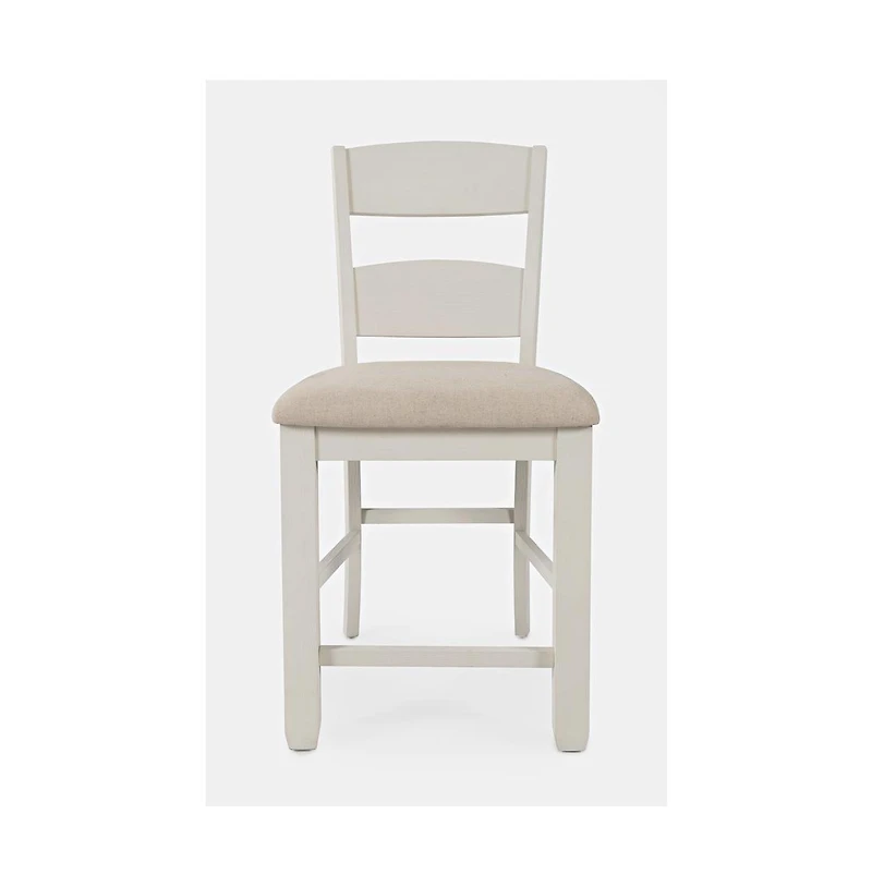 Jofran Dana Point Upholstered Ladderback Stool (Set of 2)