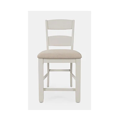 Jofran Dana Point Upholstered Ladderback Stool (Set of 2)