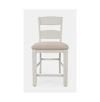 Jofran Dana Point Upholstered Ladderback Stool (Set of 2)