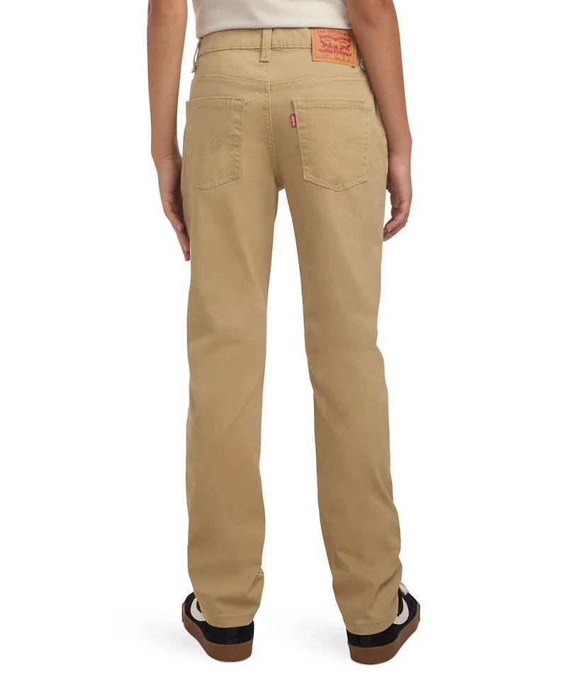 Levi's Big Boys 511 Slim Fit 5-Pocket Sueded Pants